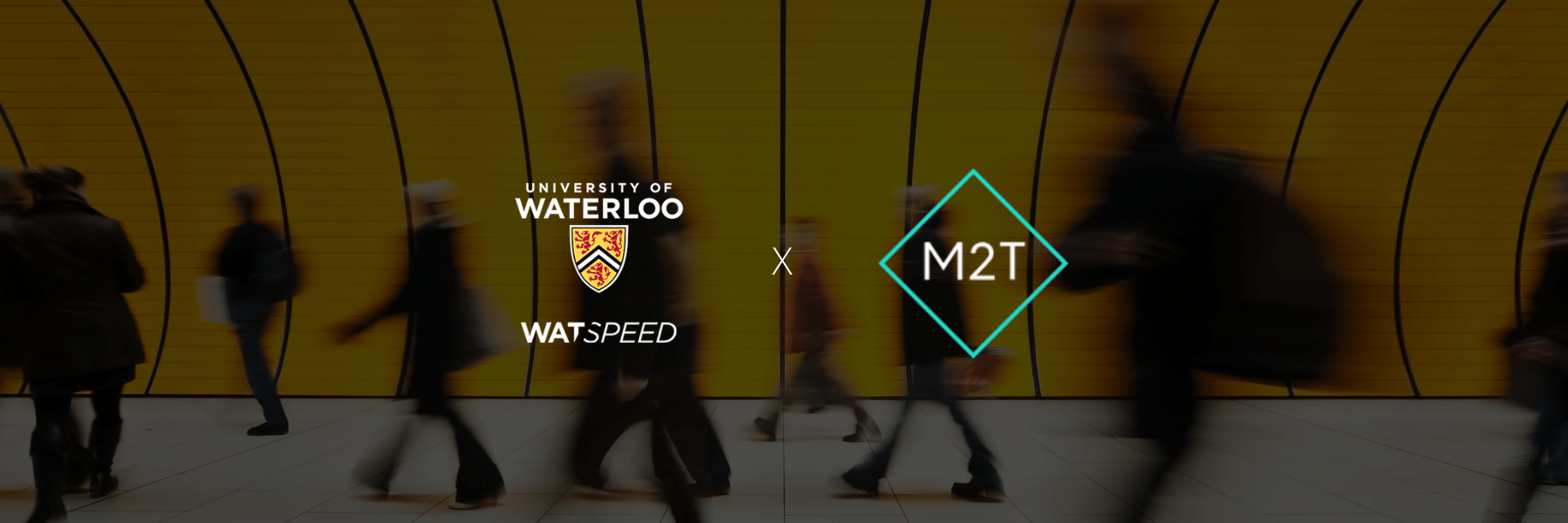 Logos for WatSPEED at the University of Waterloo and M2T Collective