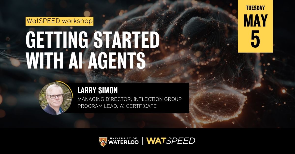 Webinar banner on orange yellow graphic of brain with neurons firing and host title/image