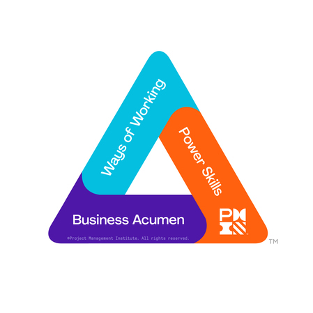 PMI talent triangle logo 