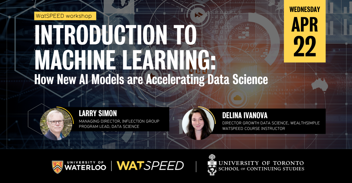 Free Workshop | Introduction to Machine Learning: How New AI Models are Accelerating Data Science | April 22, 2026